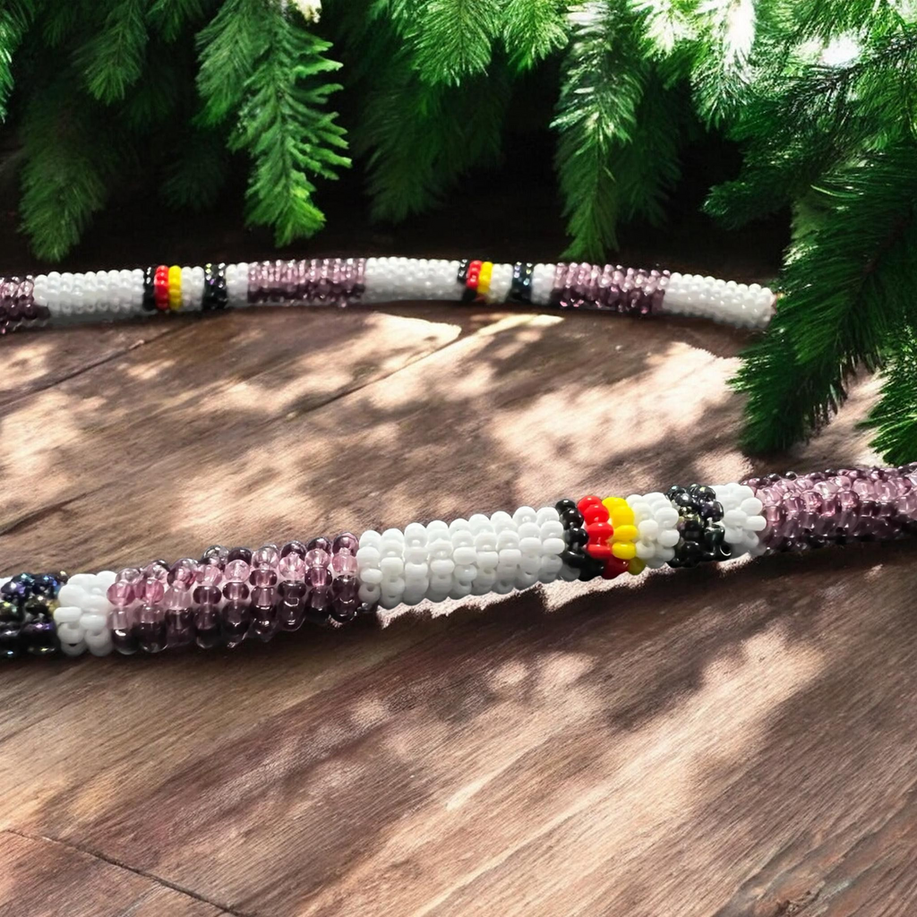 Forest Spirit Beaded Rope Necklace